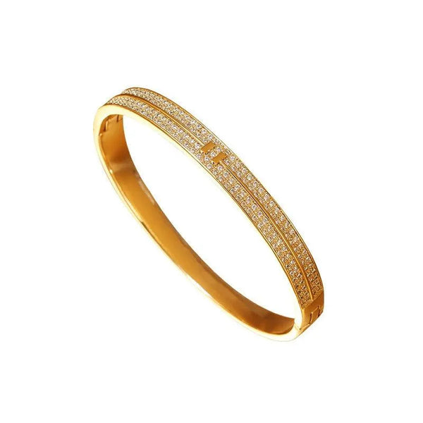 Exquisite Copper Micro-Inlaid Bracelets - Real Gold Plated with Zirconium Accents - themiraclebrands.com