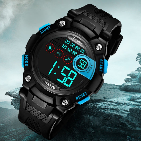 Multifunction Waterproof Sports Student Watch
