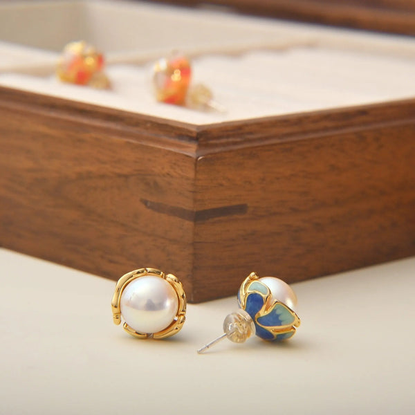 Fashionable Colorful Pearl Earrings for Women - themiraclebrands.com