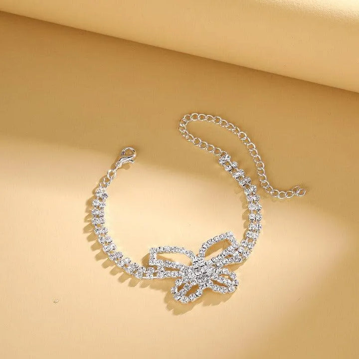 Full Diamond Butterfly Feet Chain - themiraclebrands.com