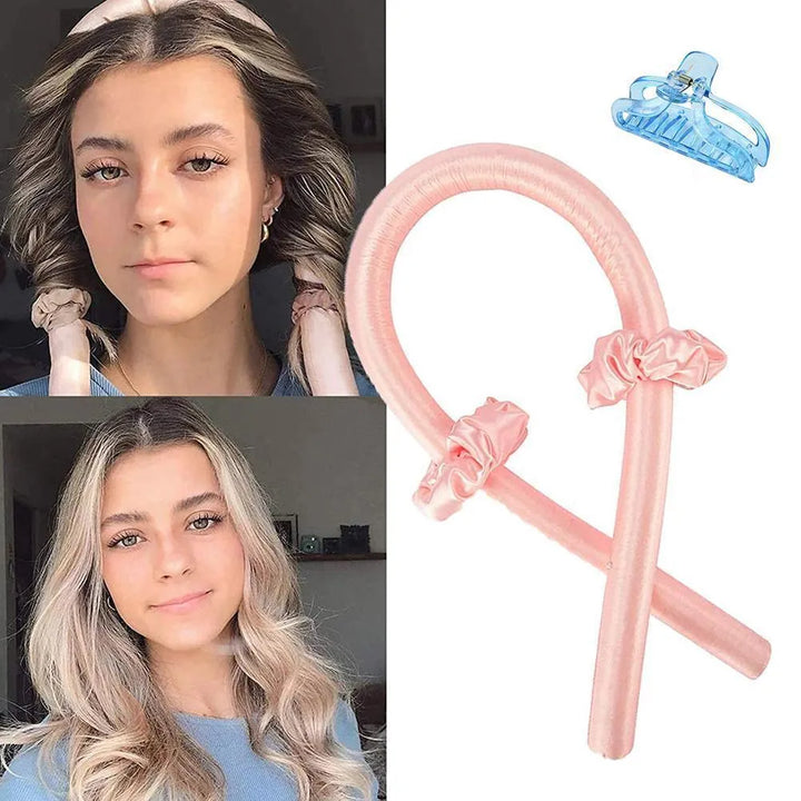 Heatless Curling Rod Headband - No Heat Curls Ribbon Hair Rollers - themiraclebrands.com