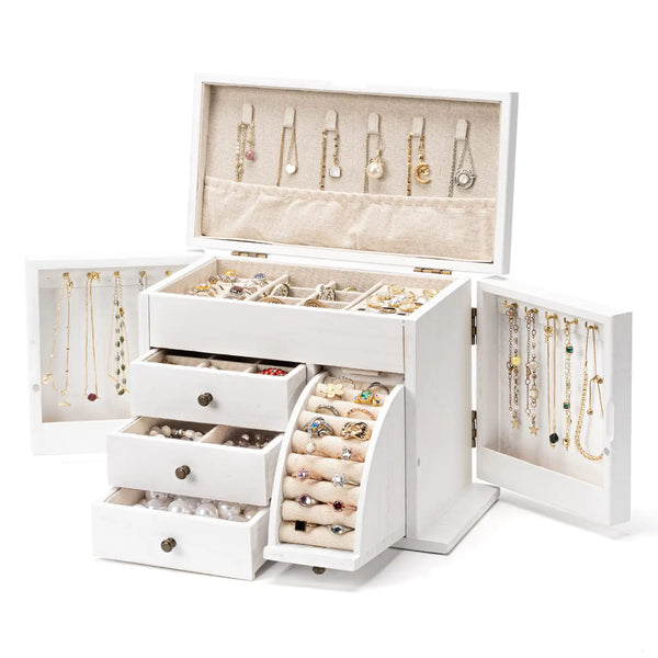 Rustic Charm Jewelry Box Organizer