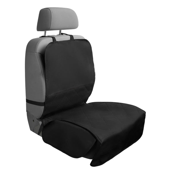 Quilted Pet Seat Cover for Cars - Black