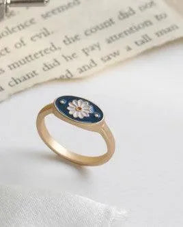 Korean Style Flower Rings for Women - themiraclebrands.store