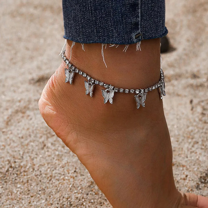 Minimalist Claw Chain Tassel Footwear - Electroplated Alloy Foot Chain - themiraclebrands.com