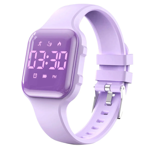 Sporty Children's Watch - Step Counter & Fitness Monitor - Waterproof