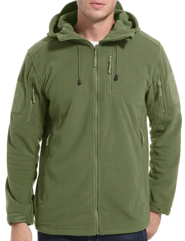 MAGCOMSEN Men's Tactical Fleece Hoodie