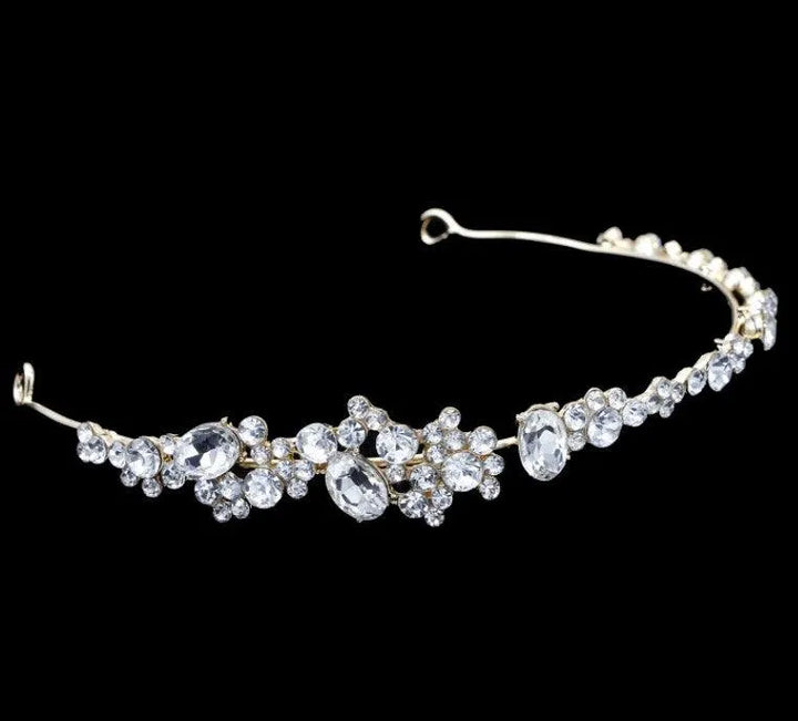 Rhinestone Headband Diadem - Glamorous Wedding Dress Accessories - themiraclebrands.com