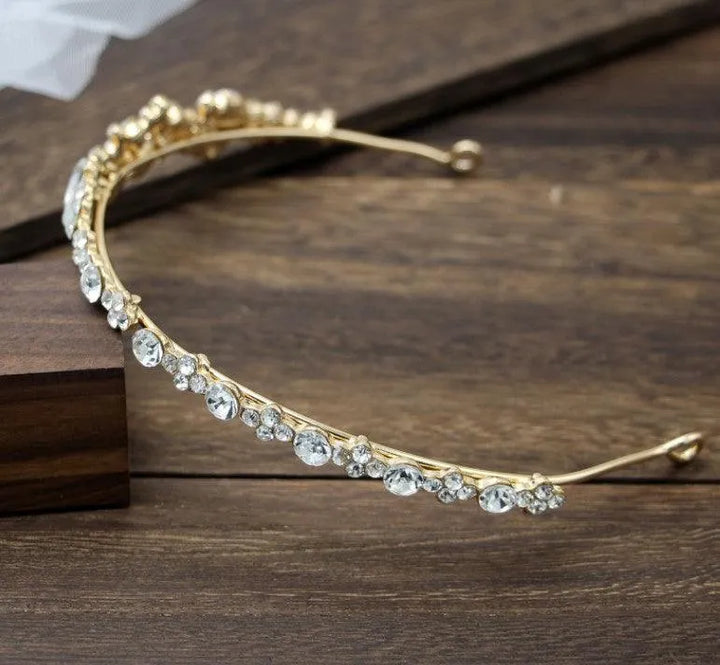 Rhinestone Headband Diadem - Glamorous Wedding Dress Accessories - themiraclebrands.com