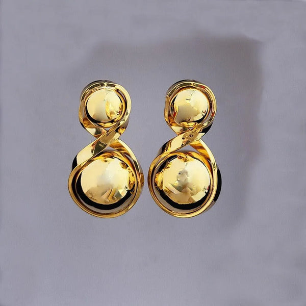 Small Luxurious Double Ball Earrings for Women - themiraclebrands.com