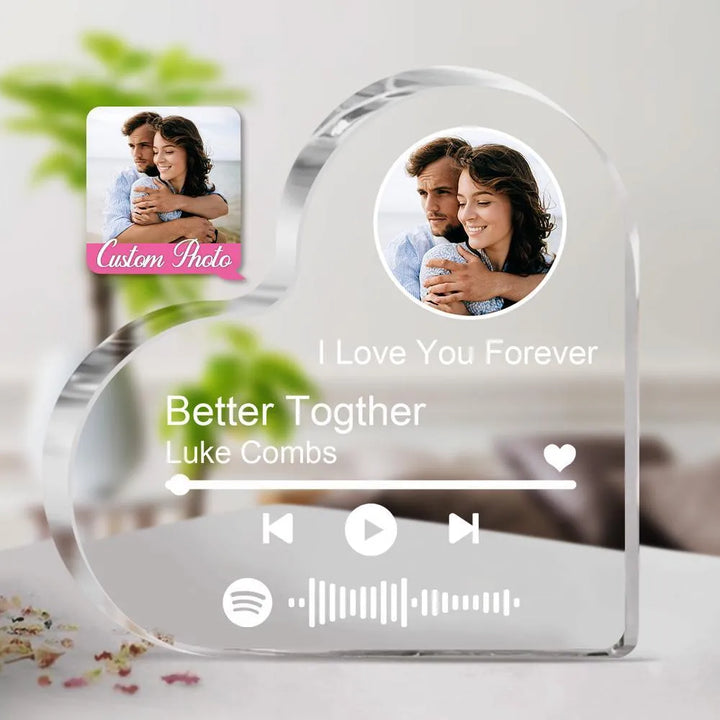 Spotify Code Heart Frame Gift - themiraclebrands.com