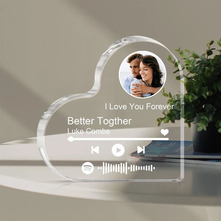 Spotify Code Heart Frame Gift - themiraclebrands.com